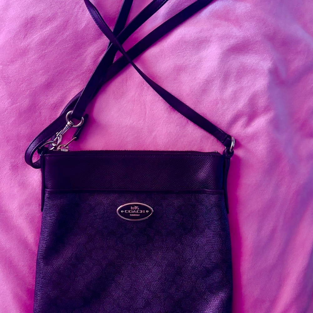 Coach Deep Purple Crossbody Bag